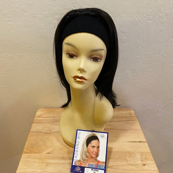 #109 SEPIA SYNTHETIC WIG - Picture 1 of 7